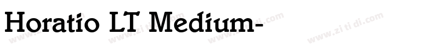 Horatio LT Medium字体转换